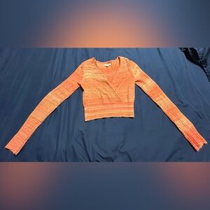 Cropped Knitted Sweater American Eagle